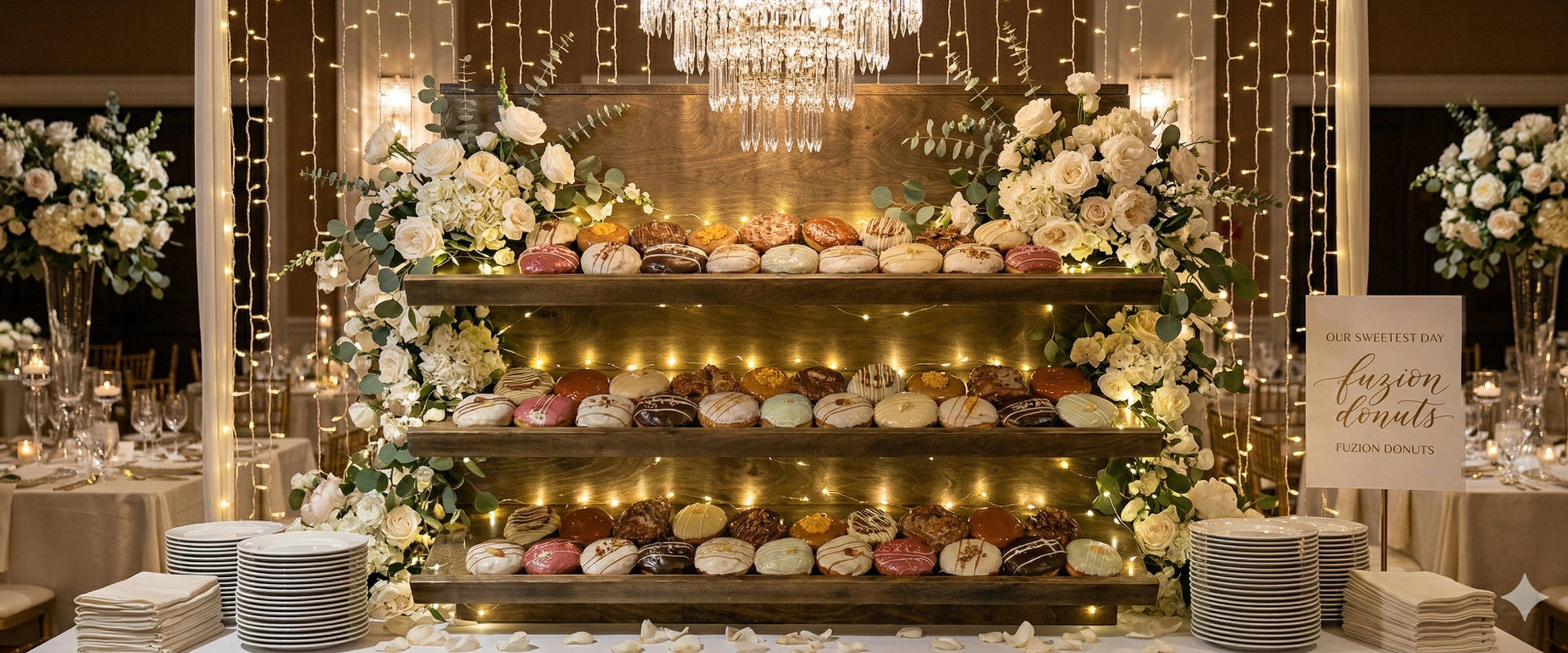 Donut wall rental for events